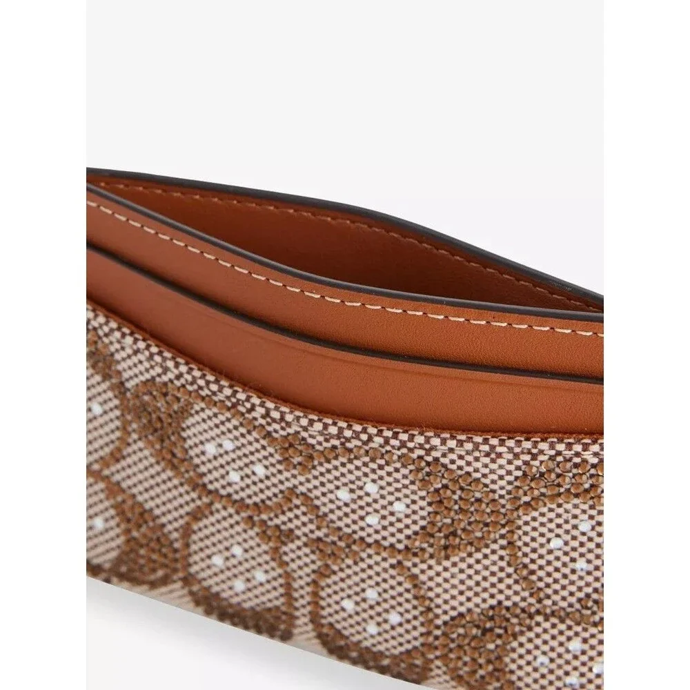 Coach Essential Card Case Crystal -nwt